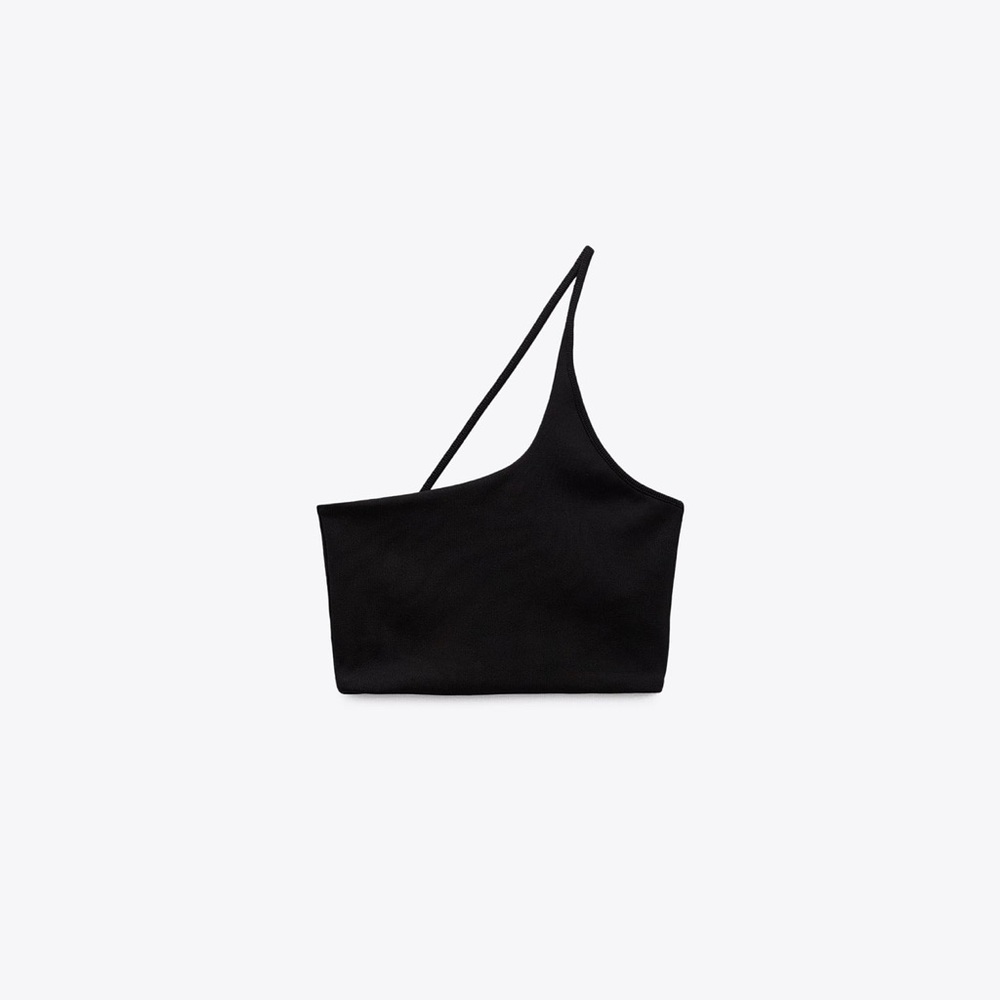 Zara crop top and straight pants set